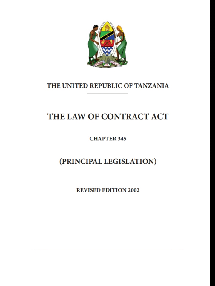 The Law of Contract REvised Edition 2002 - The Tanzanian Associate